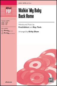 Walkin' My Baby Back SATB choral sheet music cover Thumbnail